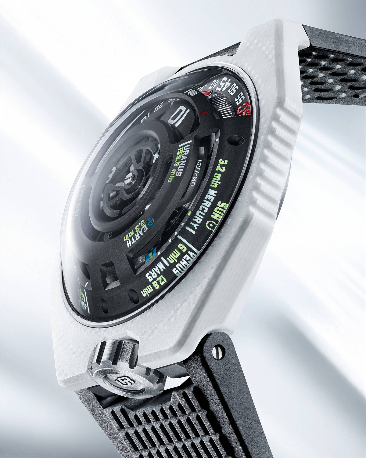 URWERK UR-100V LS Ceramic “LightSpeed”