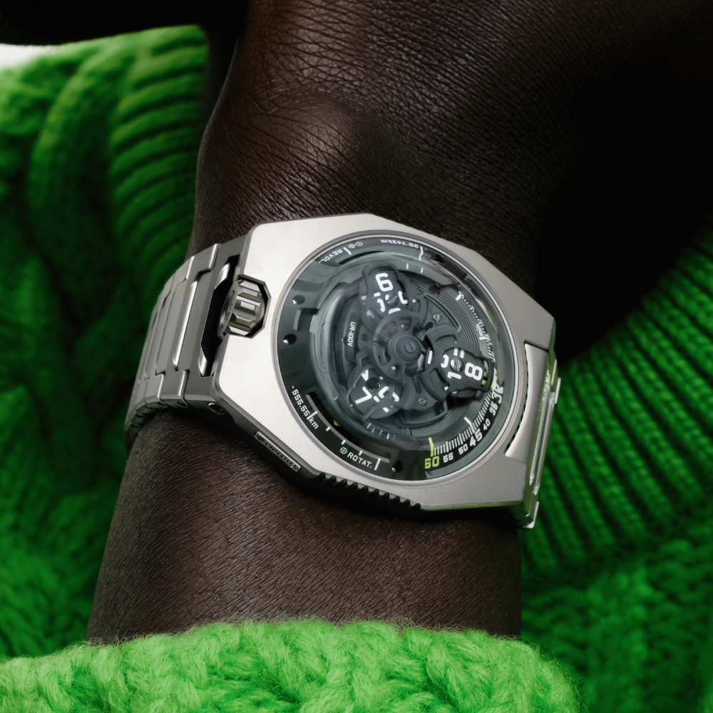 URWERK UR-100 V Magic T "Hunter Green"