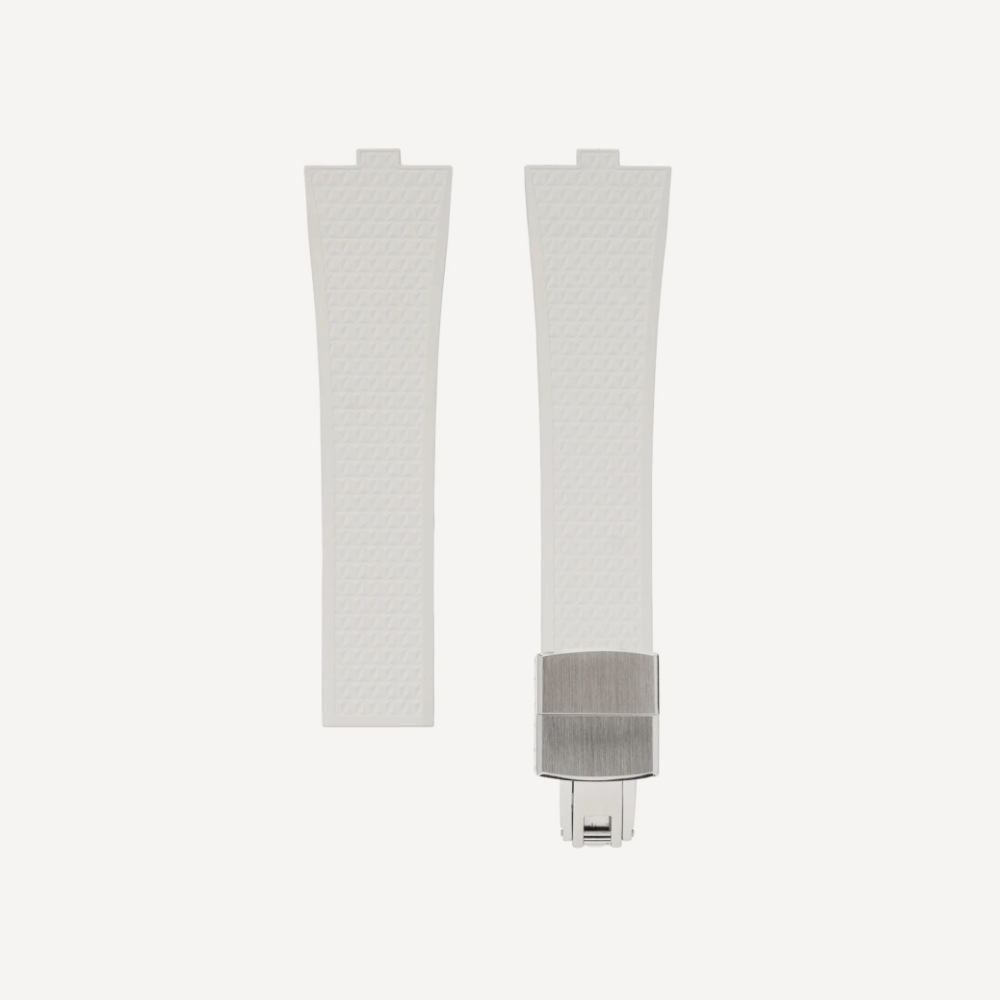 Delugs CTS Vacheron Constantin Overseas Rubber Strap – White