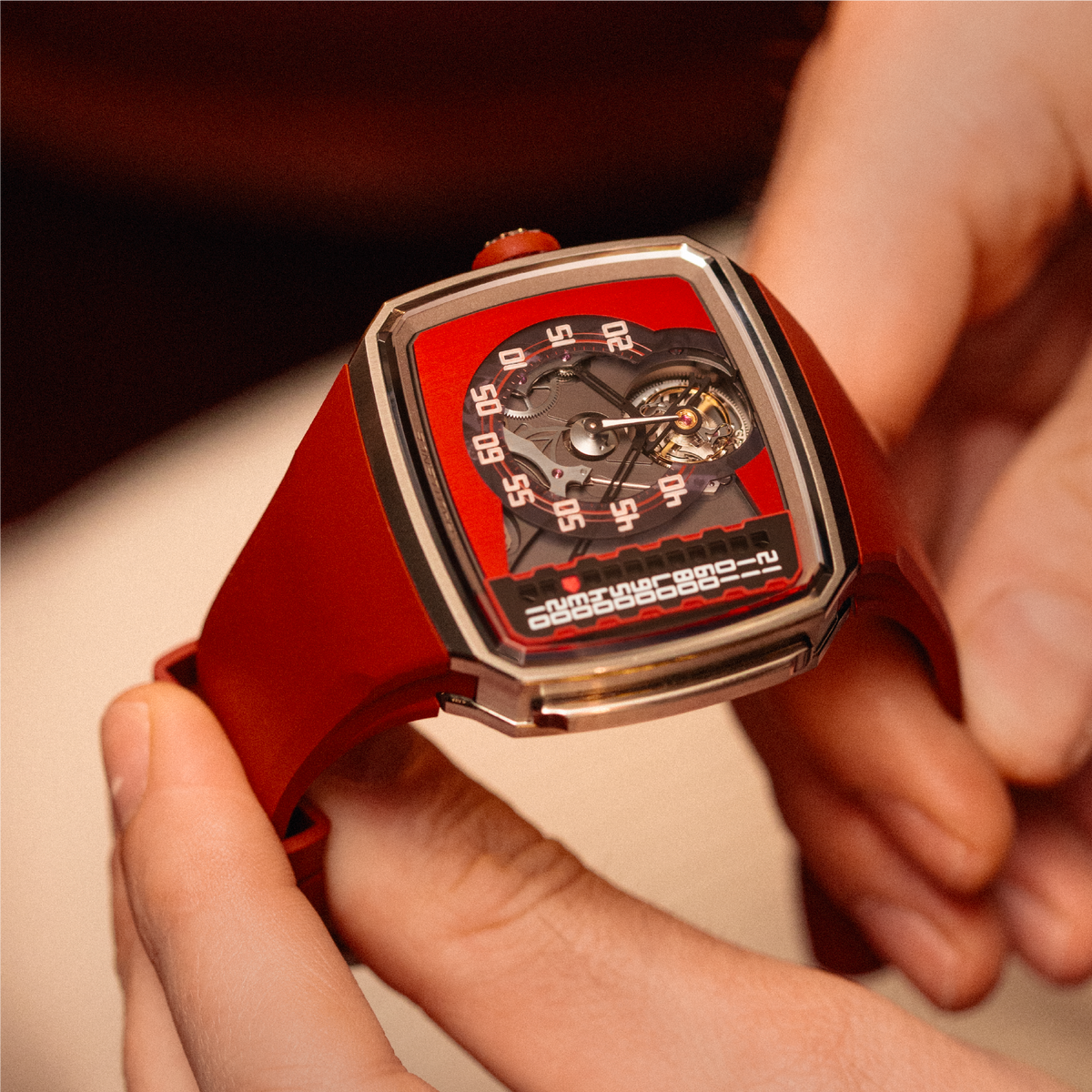 Hautlence Linear Series 3 – Red Passion