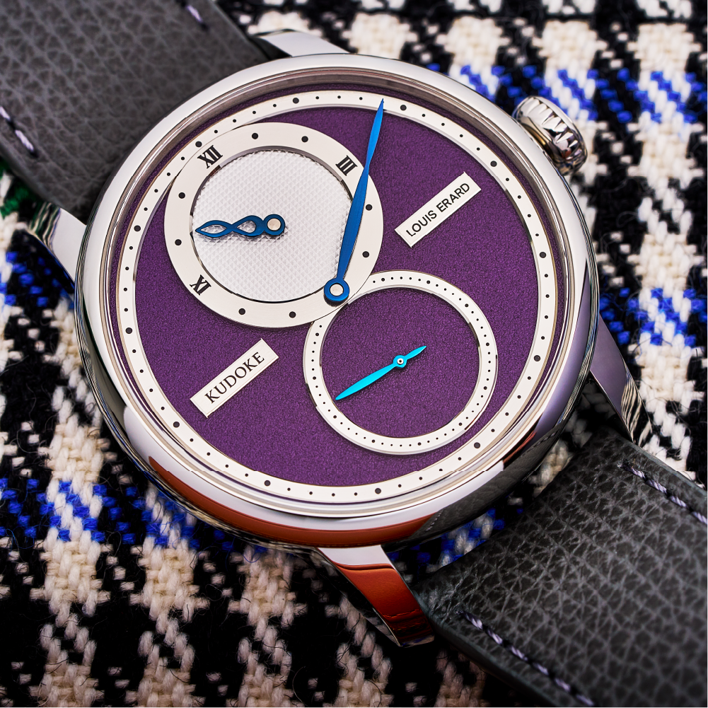 Le Régulateur Louis Erard x Kudoke Purple
