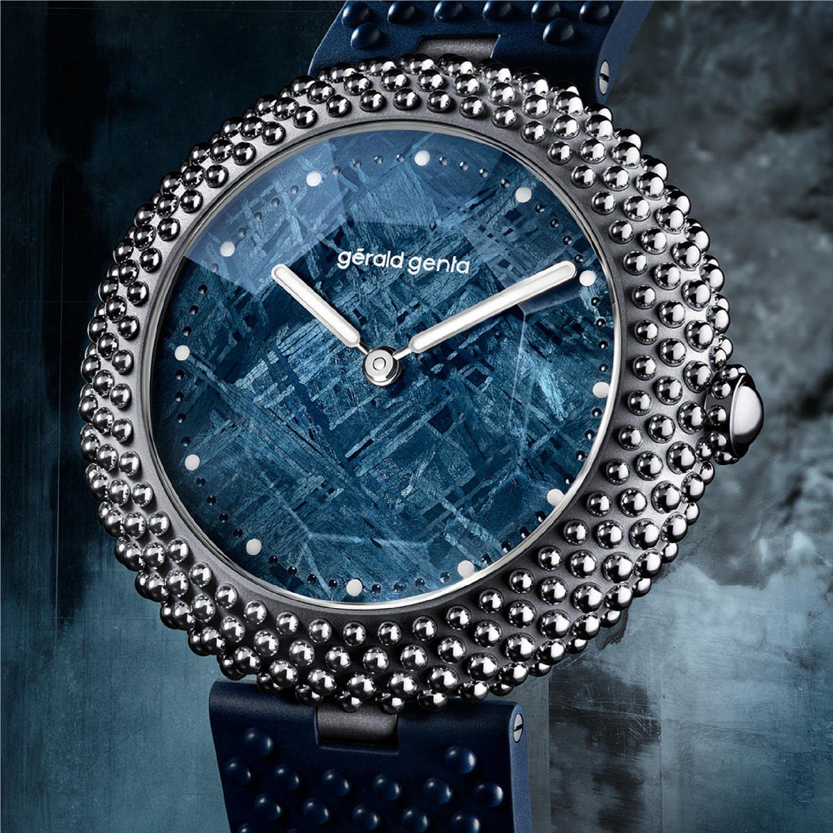 Gerald Genta Gentissima Oursin 41 – Blue Meteorite