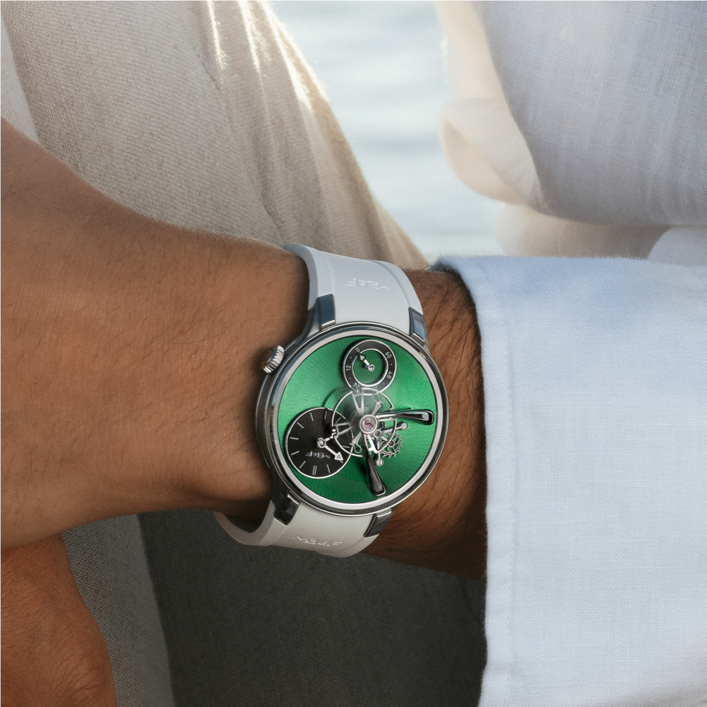 MB&F Legacy Machine 101 EVO Ti Green