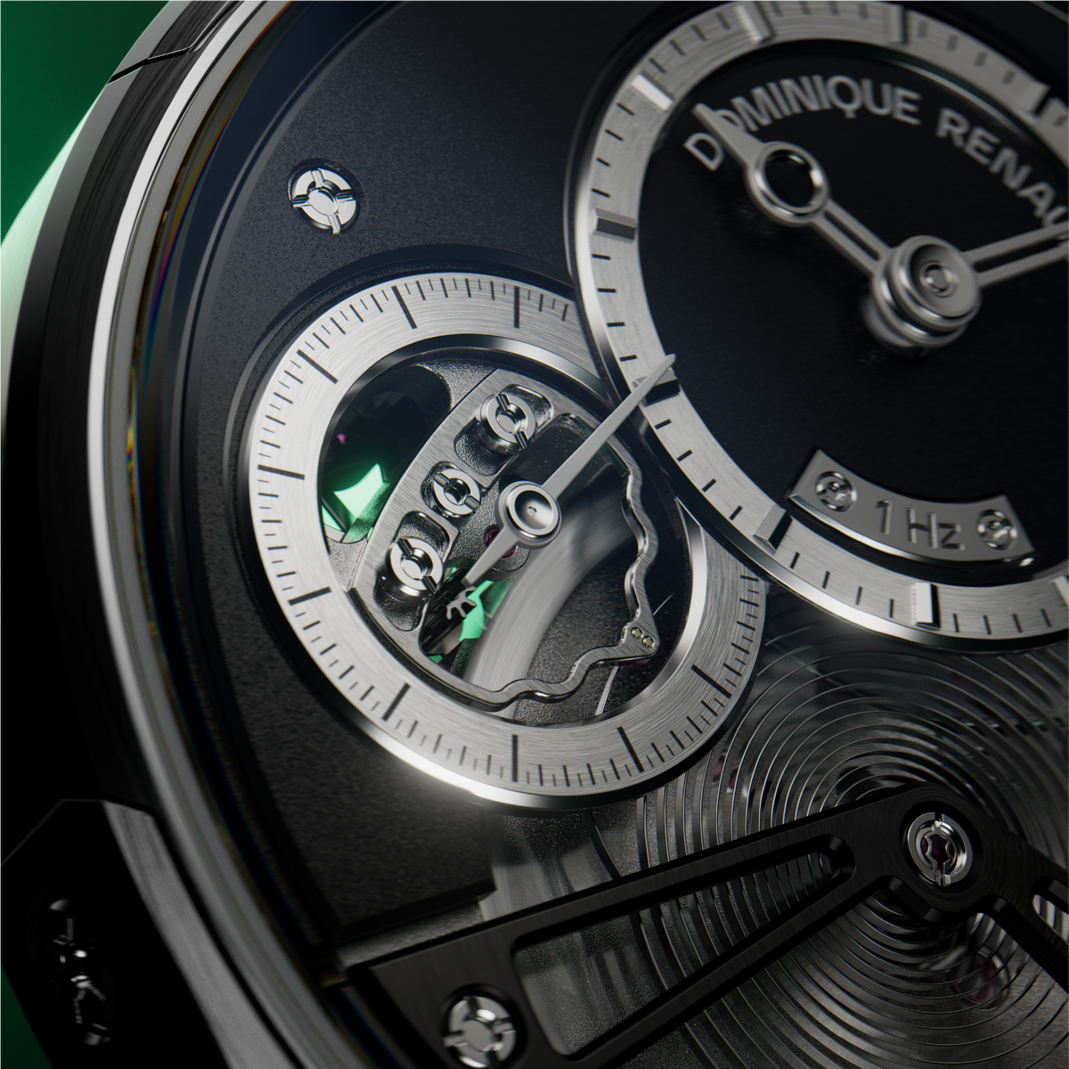 Dominique Renaud Pulse60 Titanium Black Dial