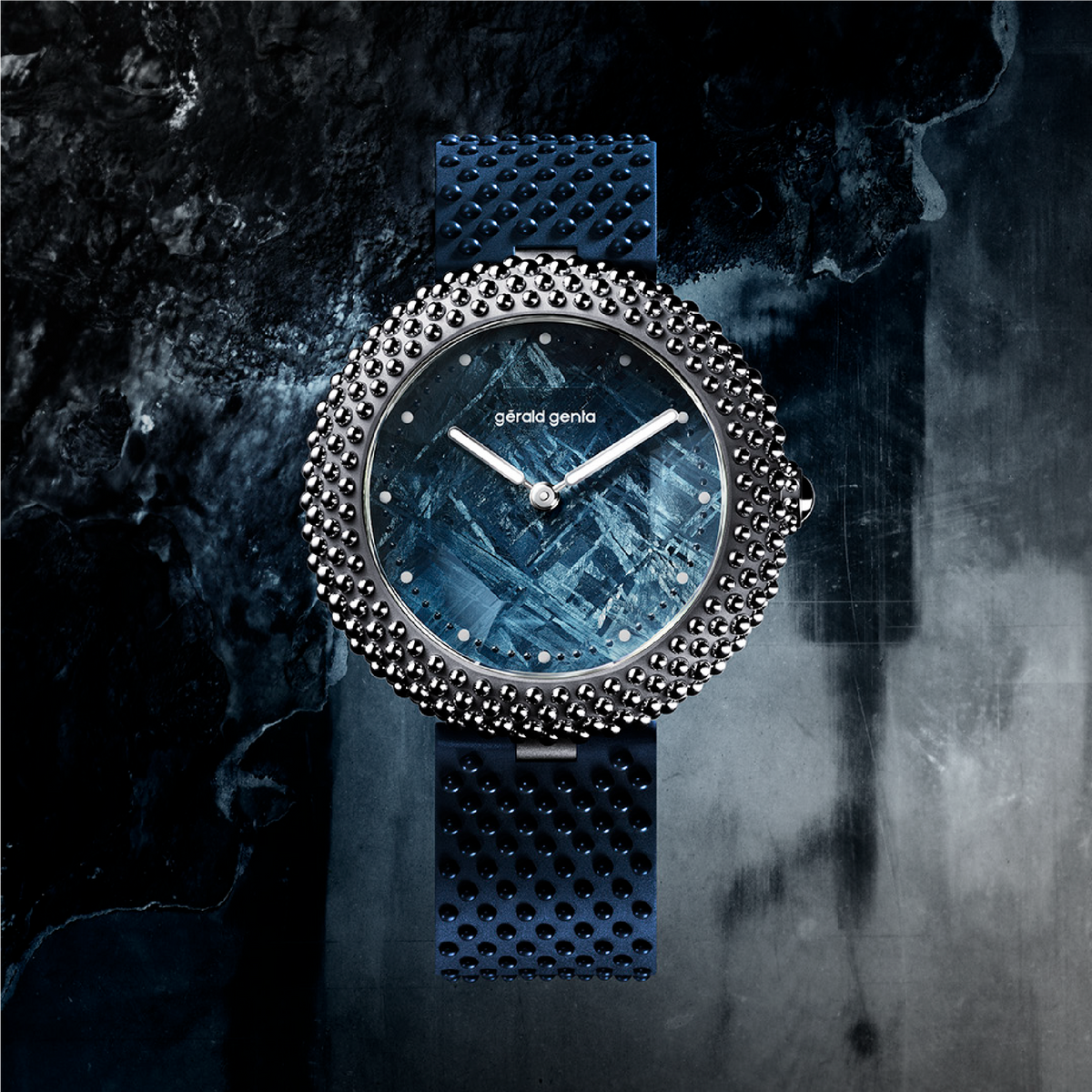 Gerald Genta Gentissima Oursin 41 – Blue Meteorite