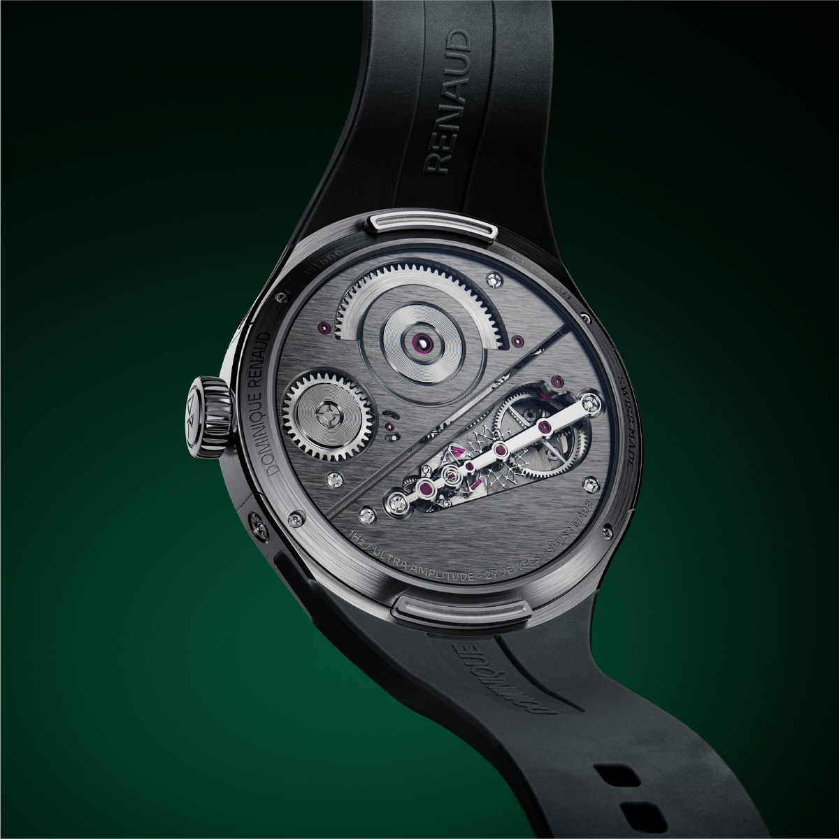 Dominique Renaud Pulse60 Titanium Black Dial