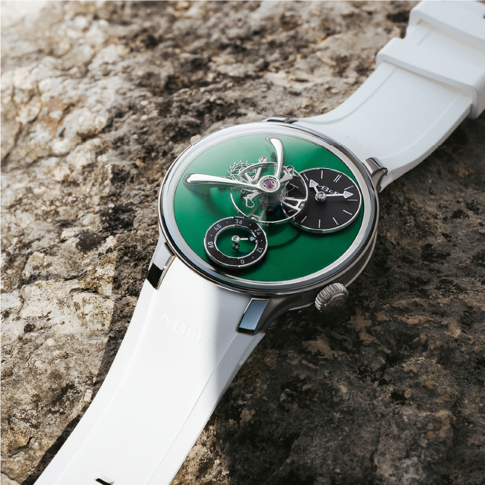 MB&F Legacy Machine 101 EVO Ti Green