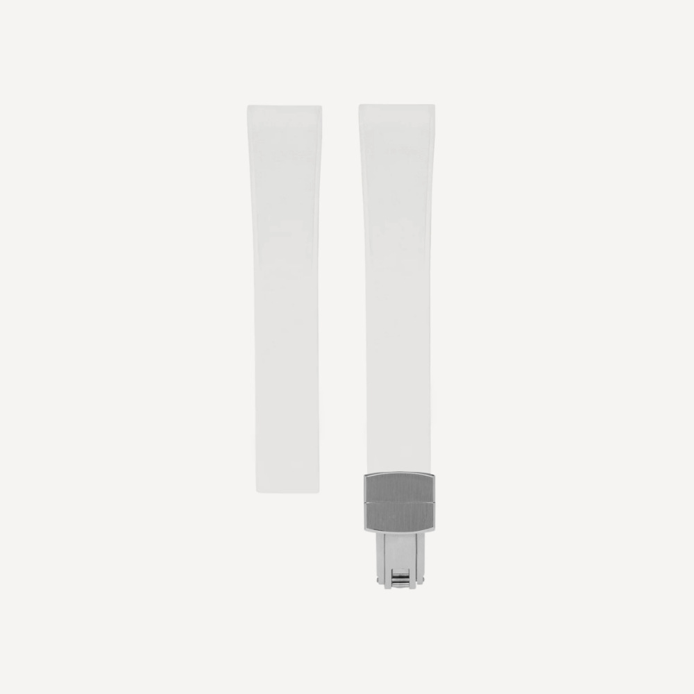 Delugs CTS Rubber Cartier Santos de Cartier Strap – White