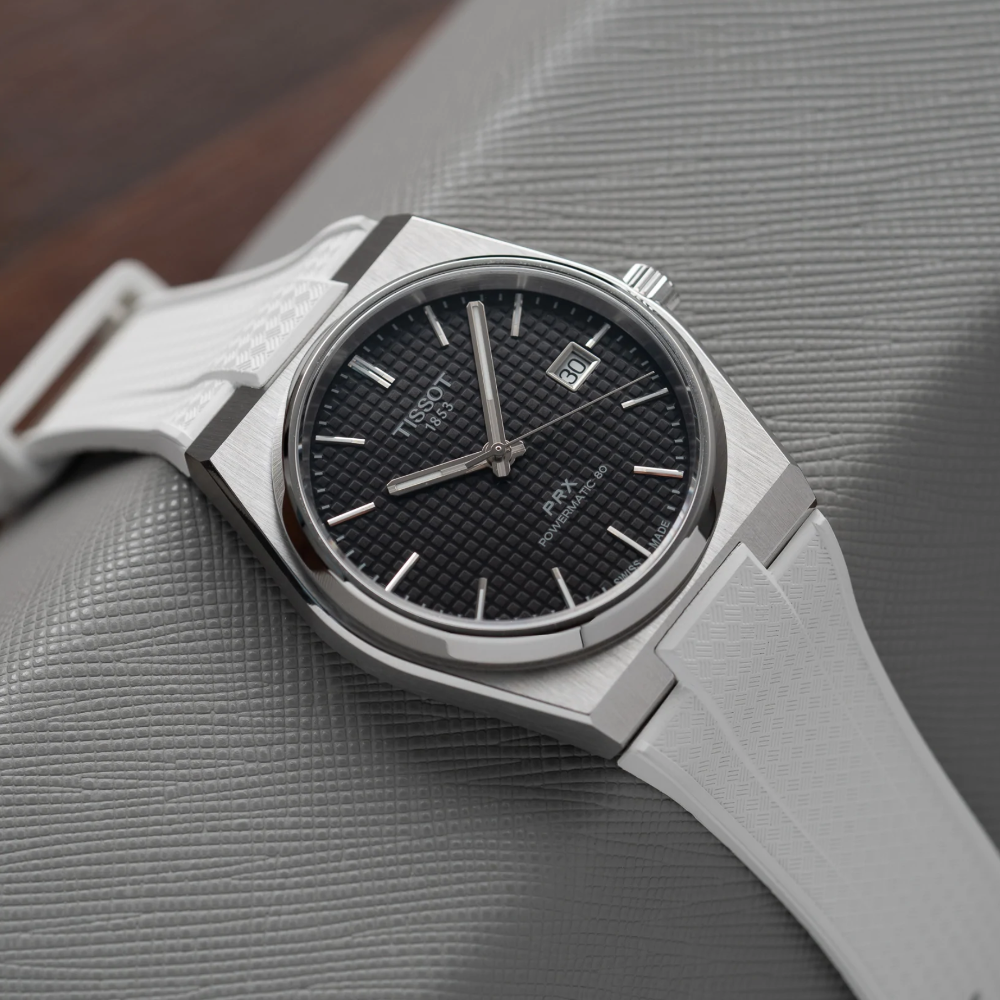 Delugs Tissot PRX Rubber Strap