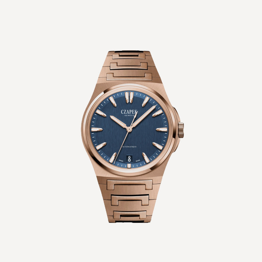 CZAPEK Antarctique Mount Erebus Deep Blue Full Rose Gold 5N