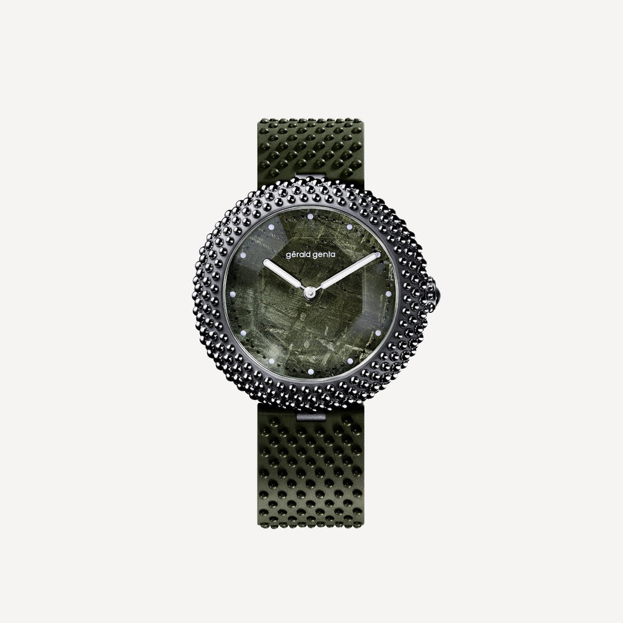 Gerald Genta Gentissima Oursin 41 – Green Meteorite