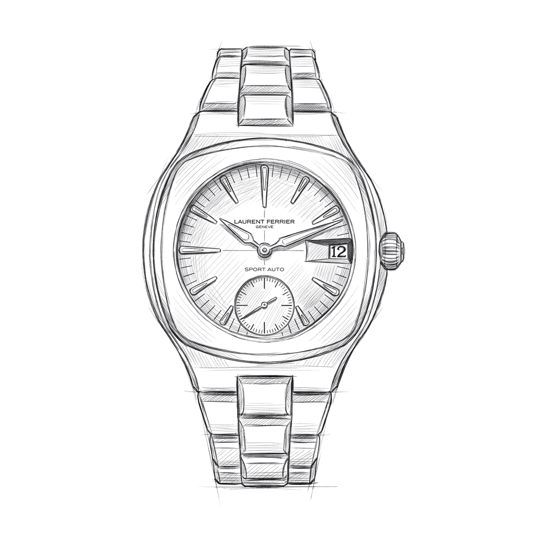 LAURENT FERRIER Sport: pencil drawing