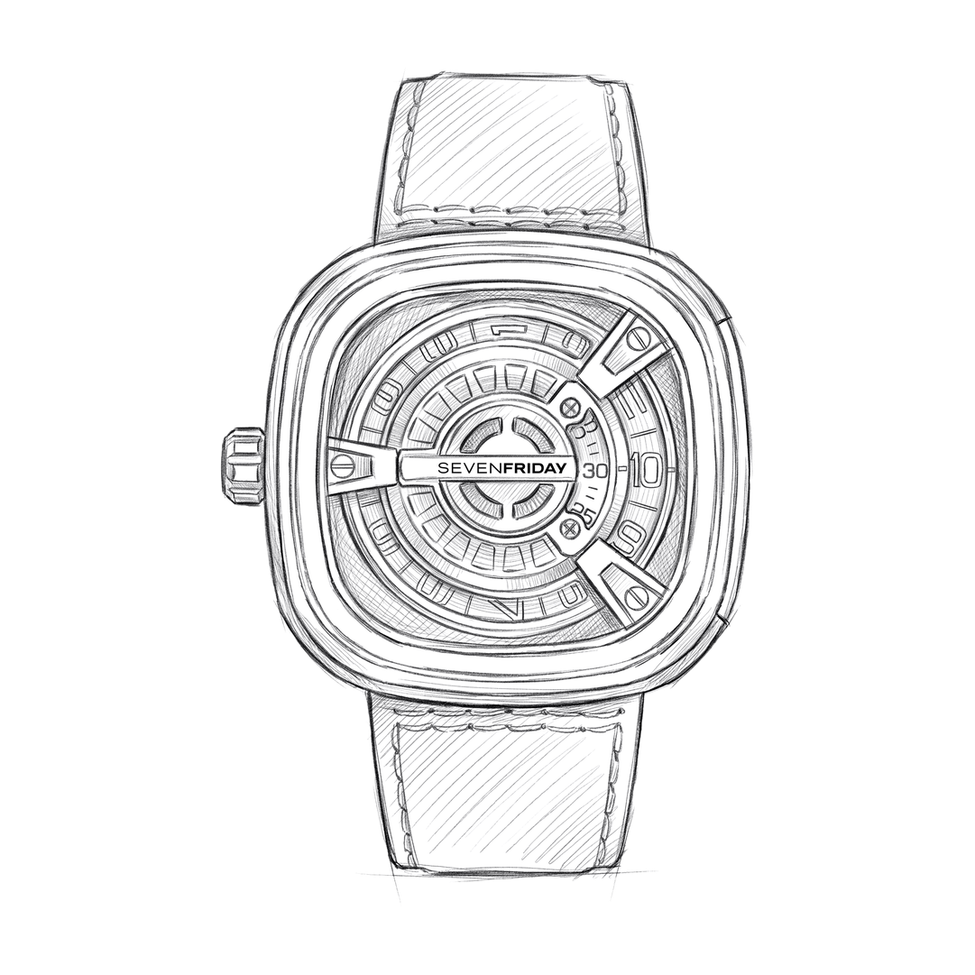 SEVENFRIDAY M-Series: pencil drawing