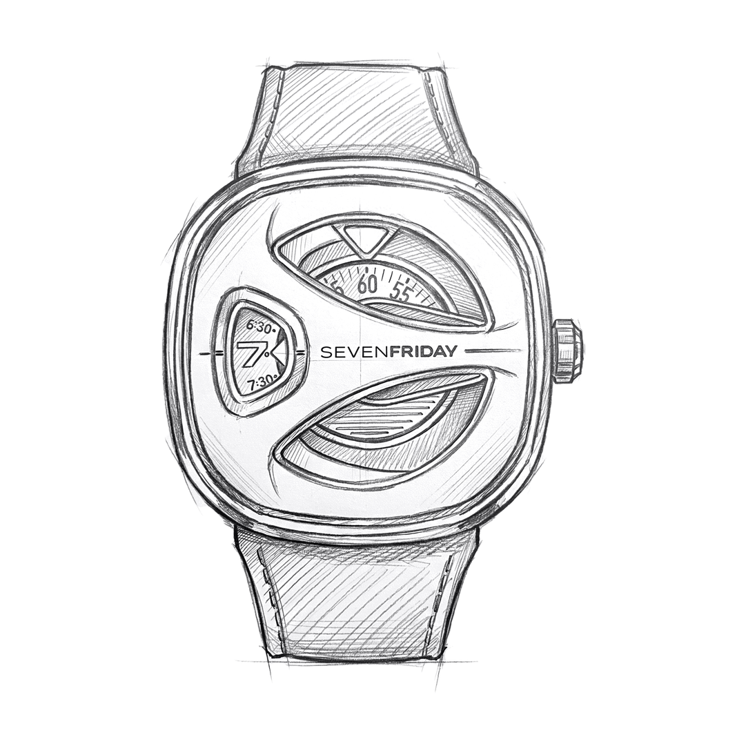 SEVENFRIDAY ME-Series: pencil drawing