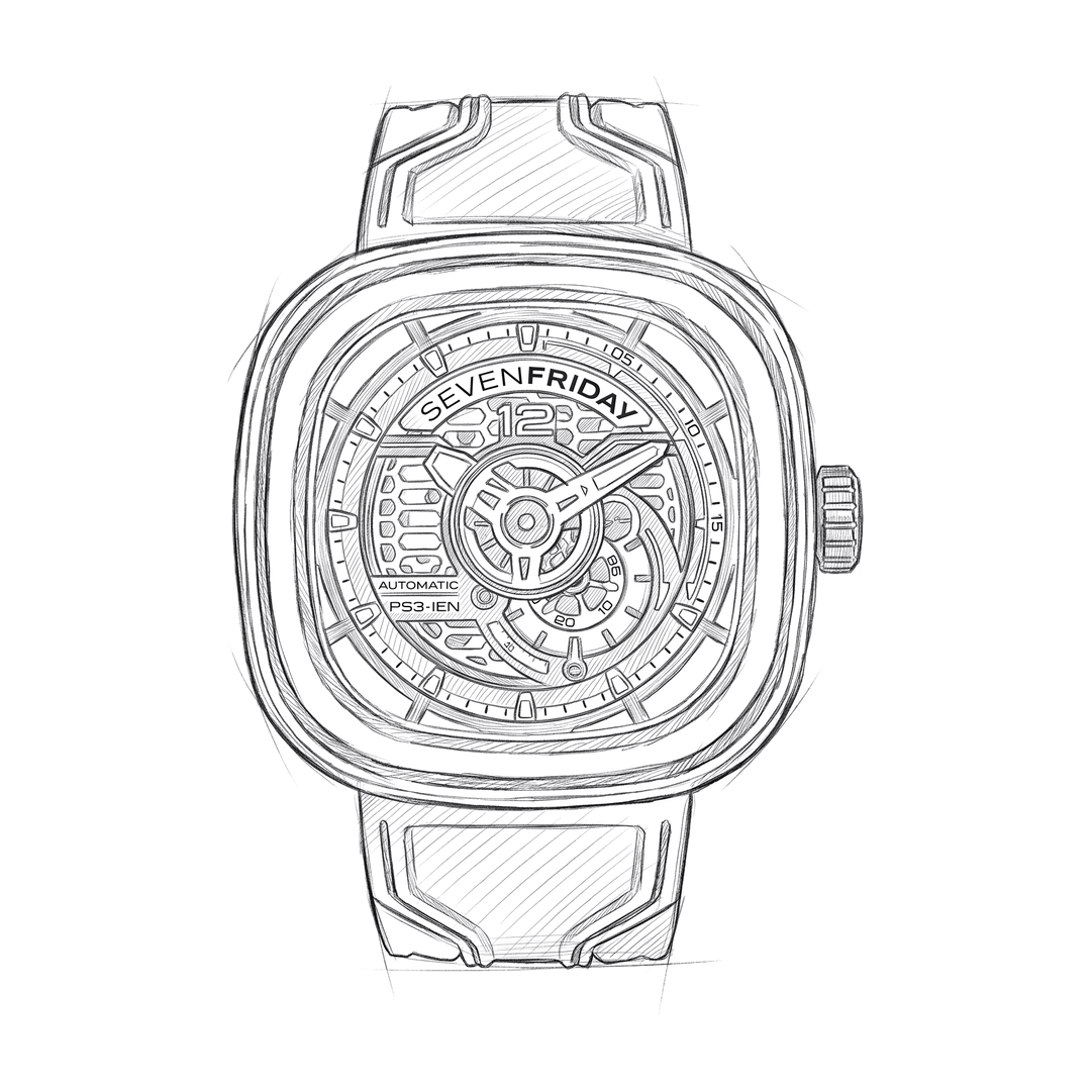 SEVENFRIDAY P/PS-Series: pencil drawing