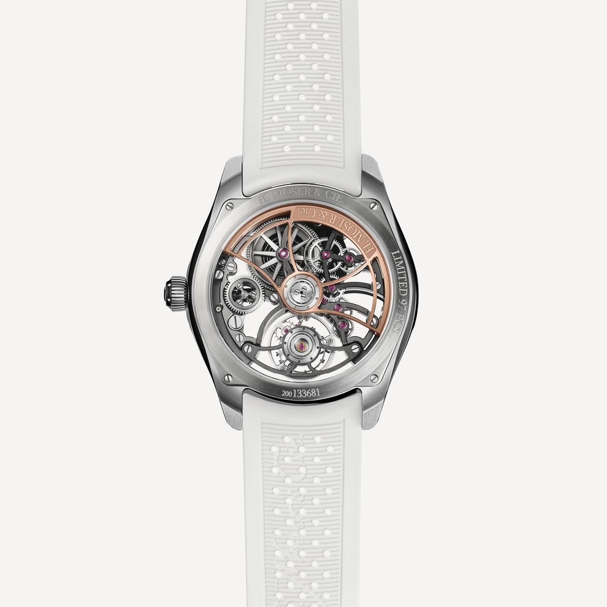 H. Moser & Cie. Pioneer Cylindrical Tourbillon Skeleton Aventurine Saquon Barkley Edition