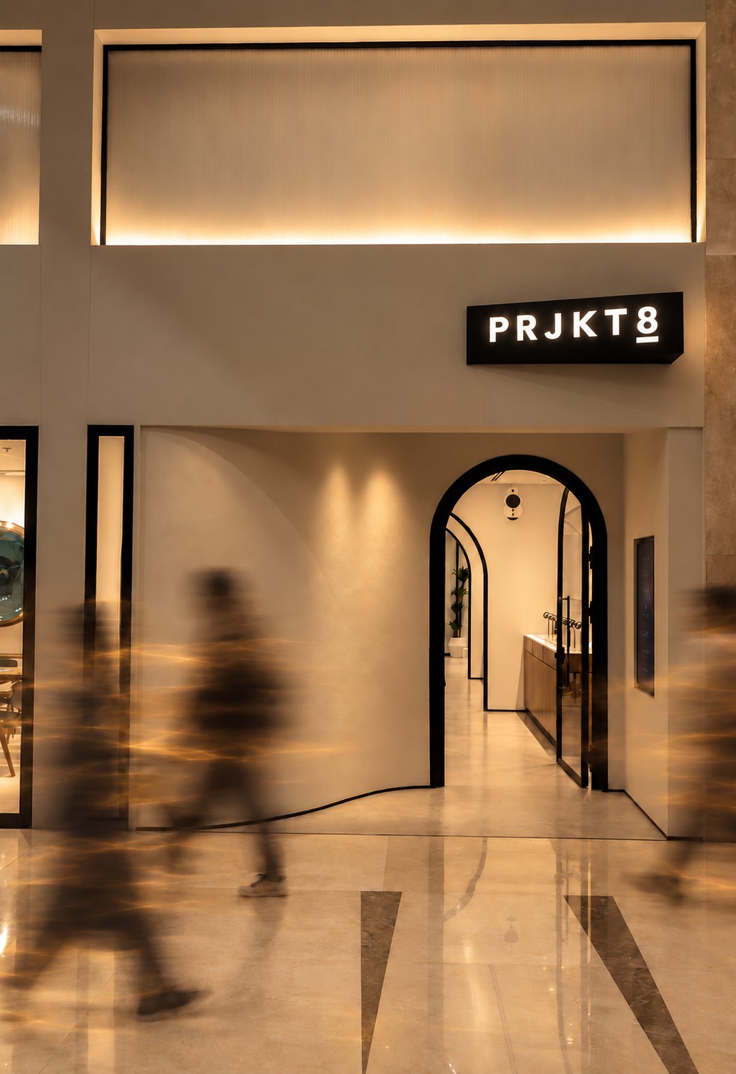 The PRJKT8 shopfront at Moda Mall