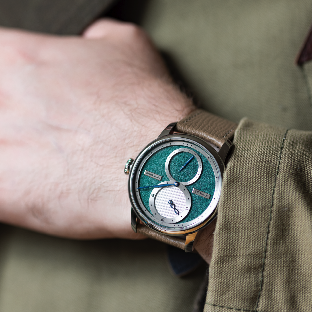 Le Régulateur Louis Erard x Kudoke Forest Green