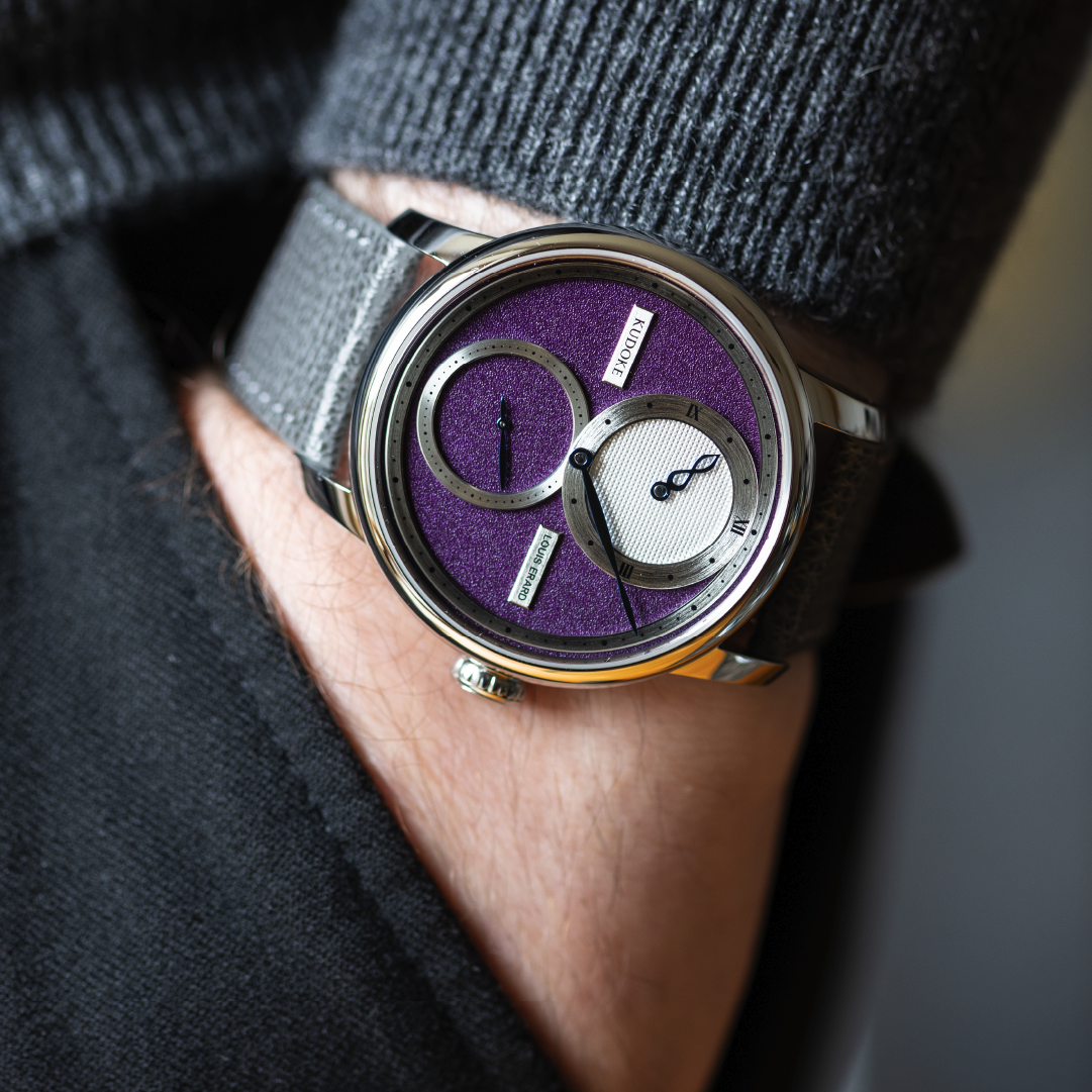 Le Régulateur Louis Erard x Kudoke Purple