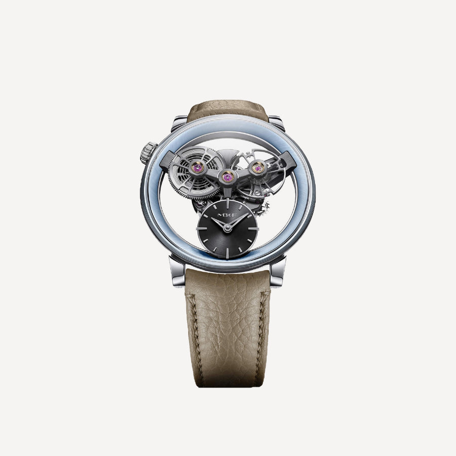 MB&F Special Project One Platinum Edition (Sky-Blue Flange)