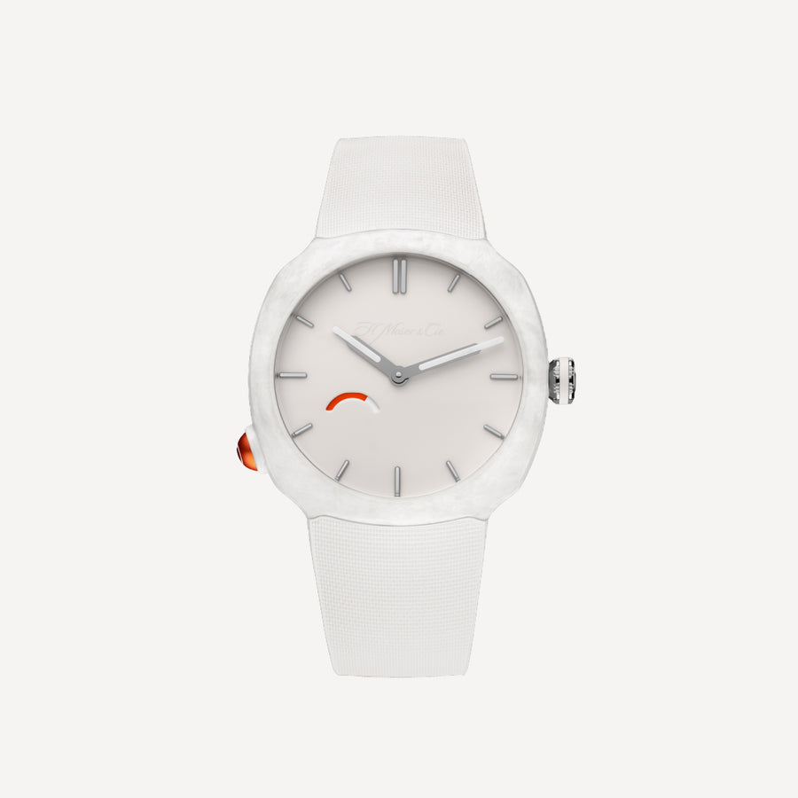 H. Moser & Cie Streamliner Pump White Edition