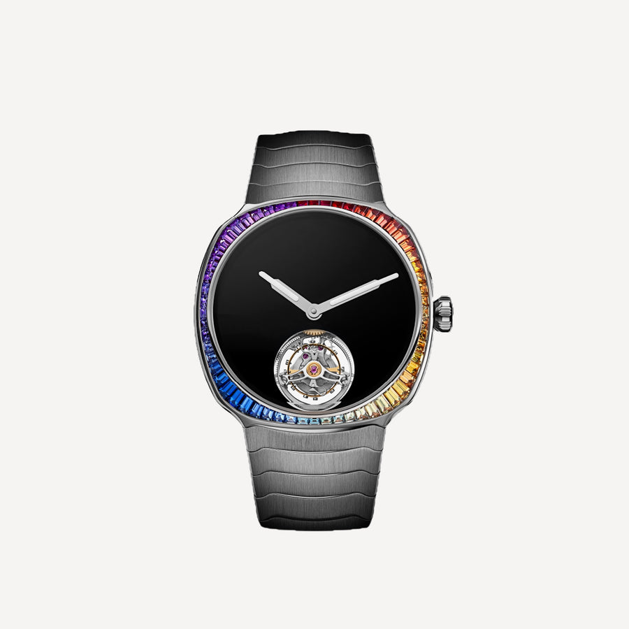 H. Moser & Cie Streamliner Tourbillon Rainbow Vantablack®