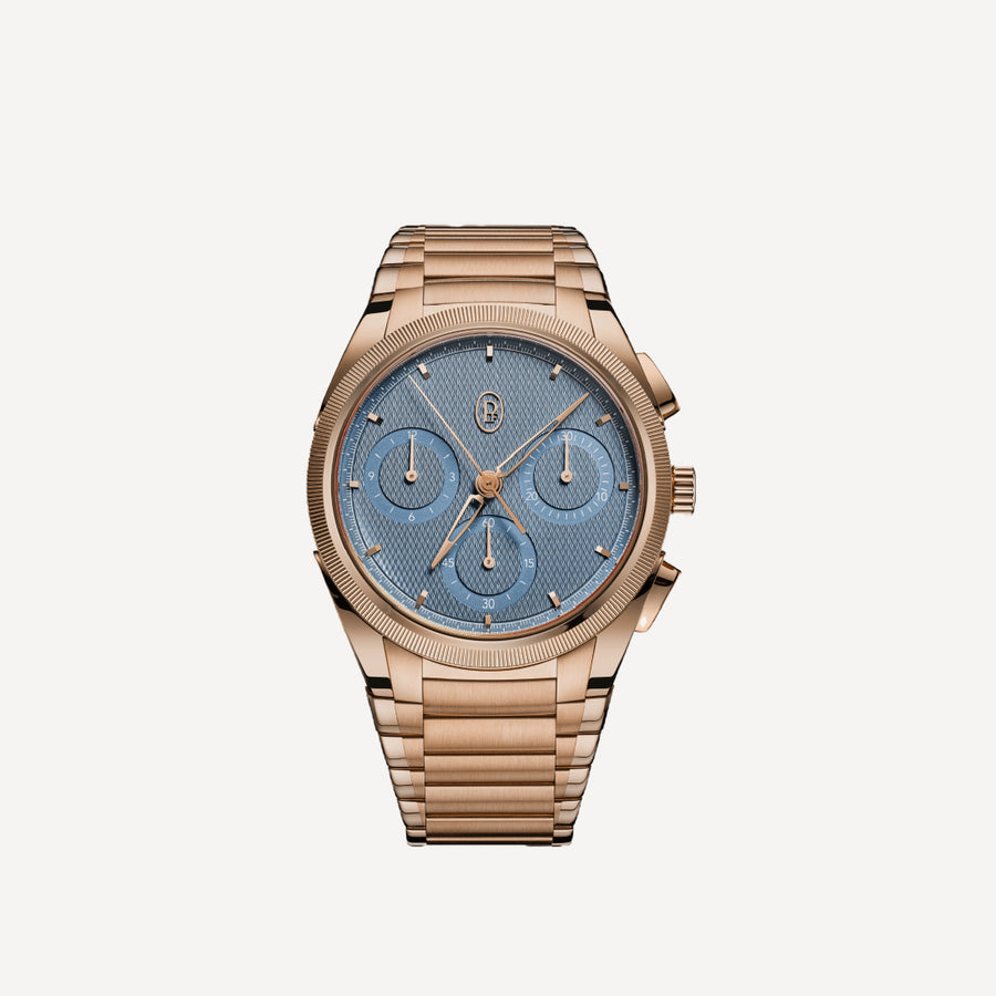 Parmigiani Fleurier Tonda PF Chronograph 40mm Rose Gold Mineral Blue