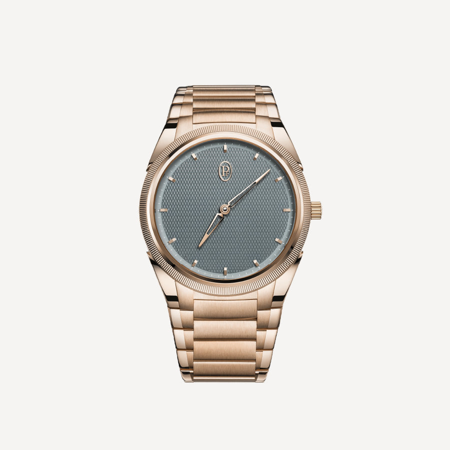 Parmigiani Fleurier Tonda PF Micro-Rotor Rose Gold | Agave Blue