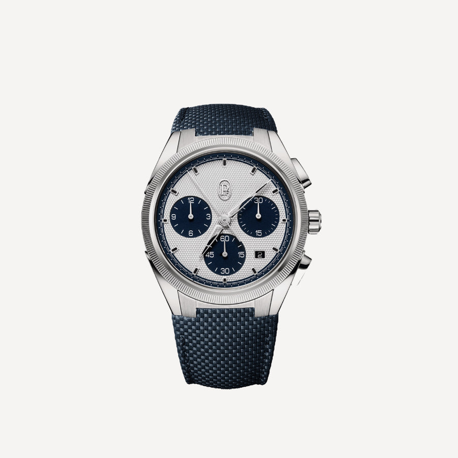 Parmigiani Fleurier Tonda PF Sport Chronograph Silver Milano Blue COSC