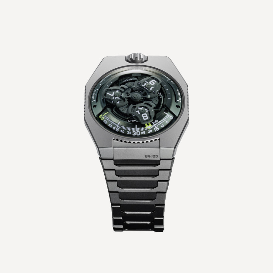 URWERK UR-100 V Magic T "Hunter Green"