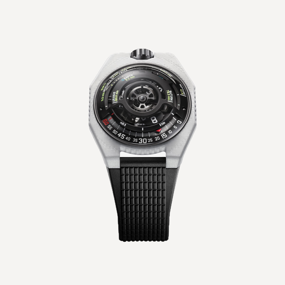 URWERK UR-100V LS Ceramic “LightSpeed”