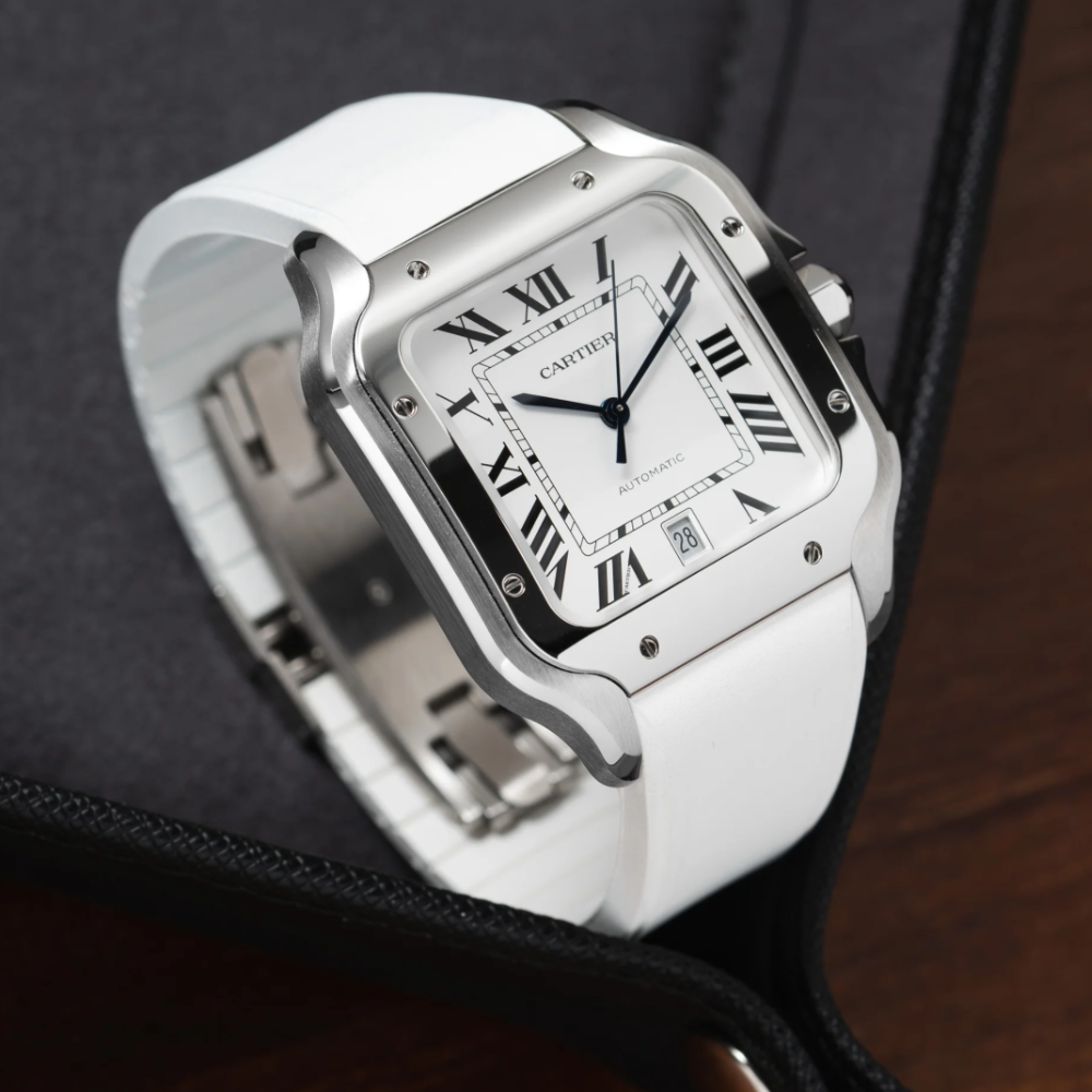 Delugs CTS Rubber Cartier Santos de Cartier Strap