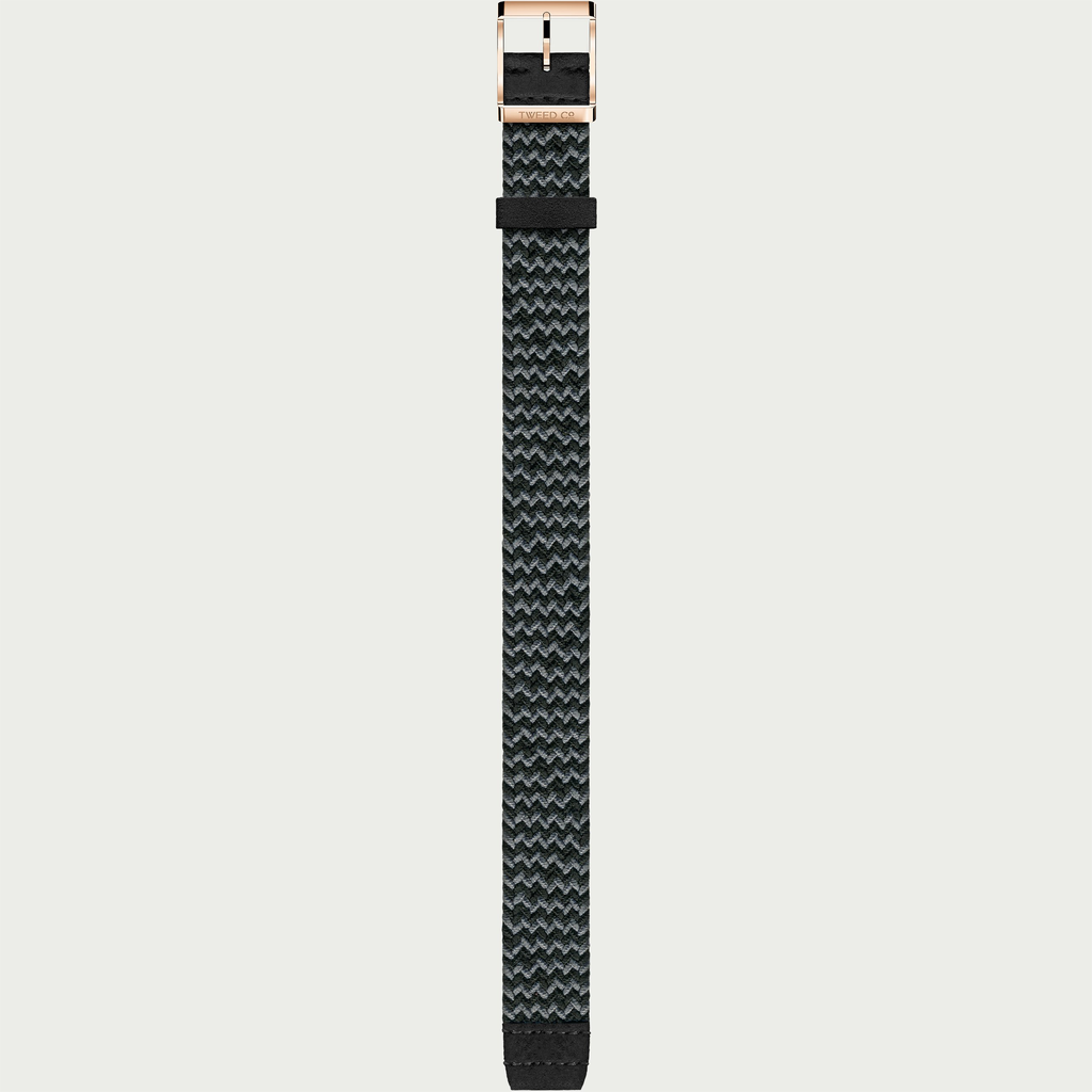 Tweed & Co Tweed Strap Marty Rosegold 20mm