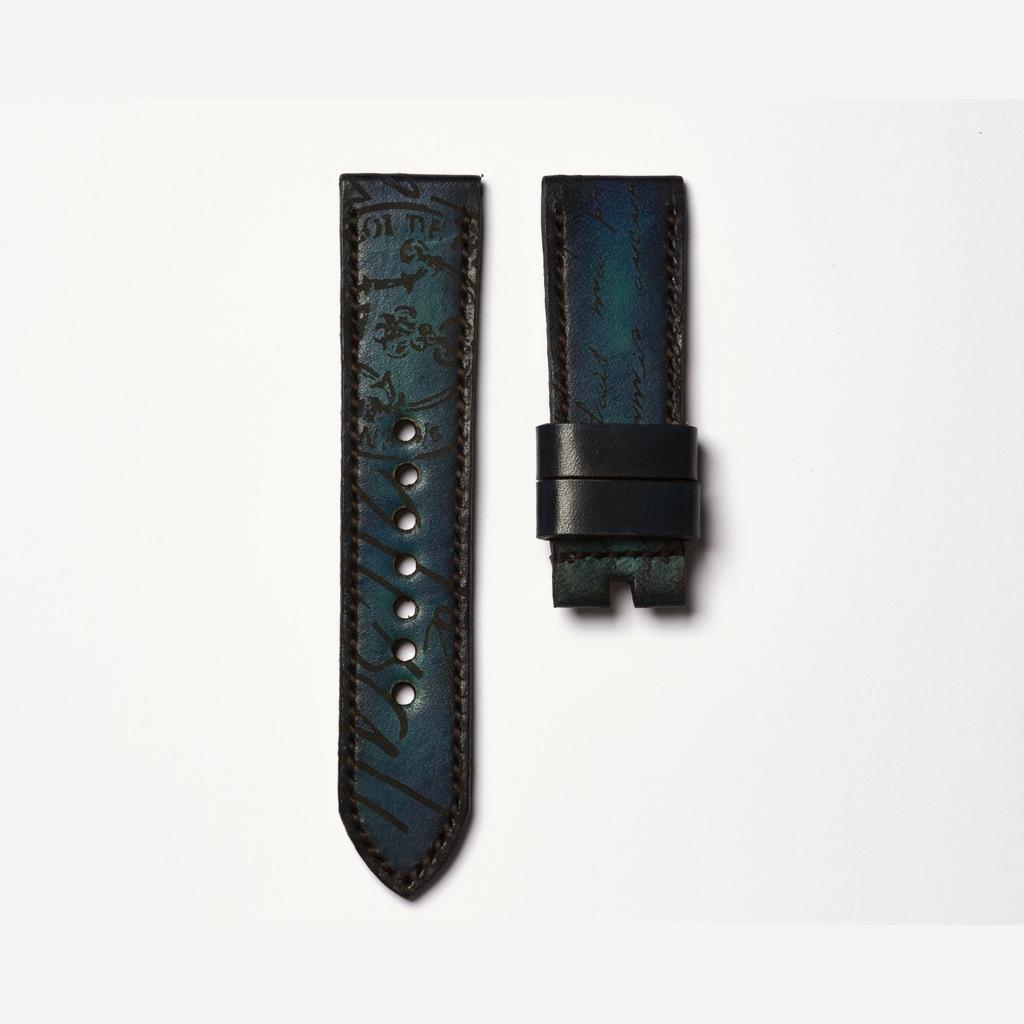 Tunx Straps Latin-Carving Blue