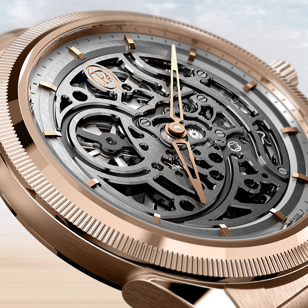 Parmigiani Fleurier Tonda PF Skeleton in Rose Gold