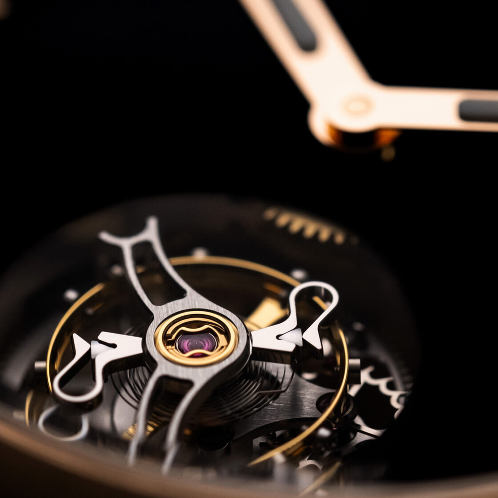 H. Moser & Cie Streamliner Tourbillon Rose Gold Vantablack