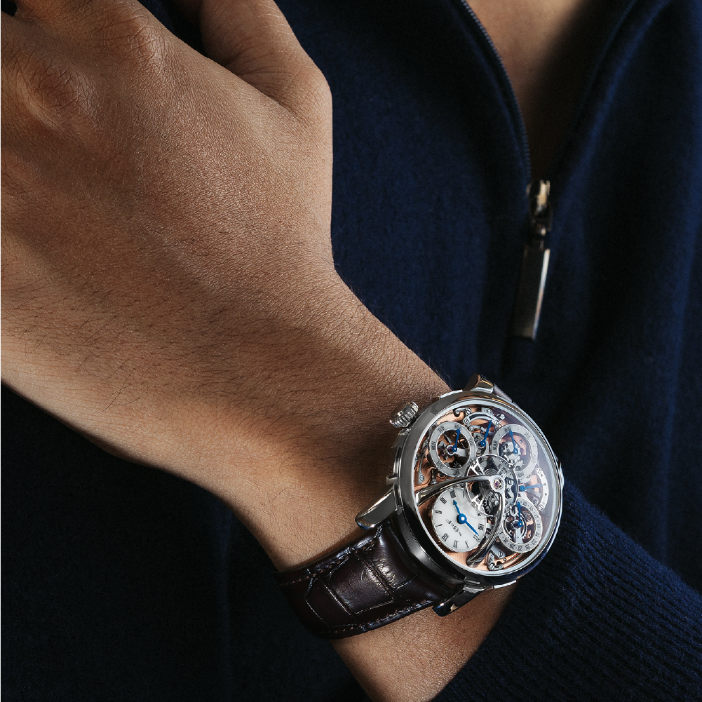 MB&F Legacy Machine Perpetual Stainless Steel