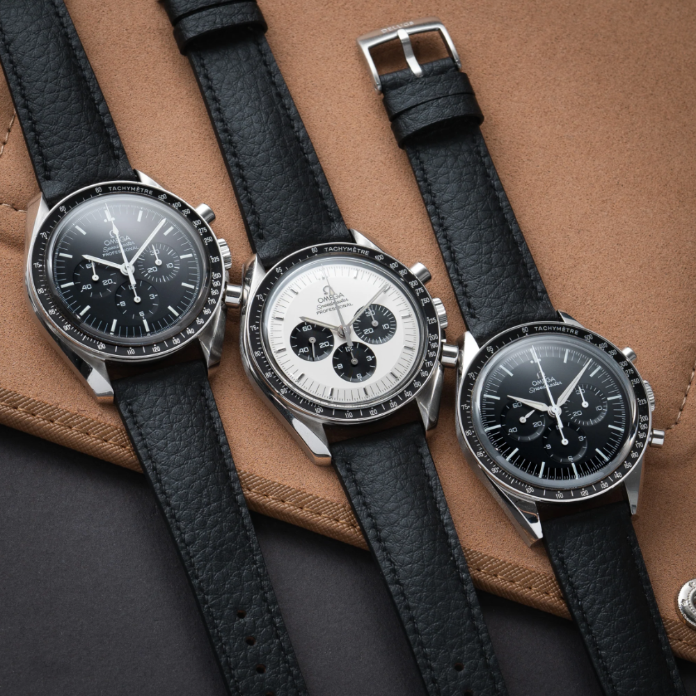 Delugs Black Rubberised Leather Signature