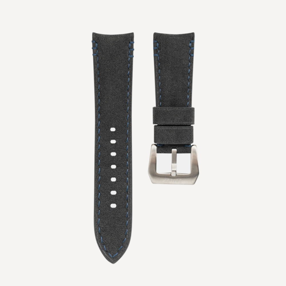 Delugs MB&F MAD1 Strap – Dark Grey Alcantara Blue