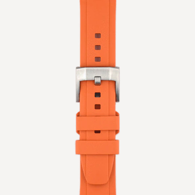Everest Bands Deepsea Rolex Rubber Strap – Orange