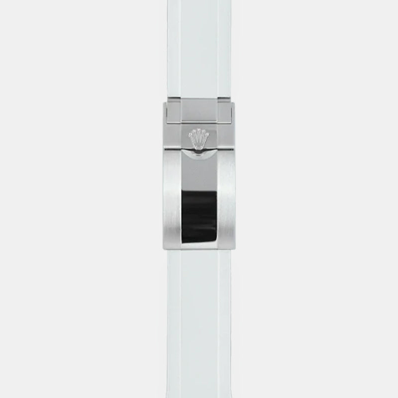 Everest Bands Sports Models Rolex Rubber straps – White