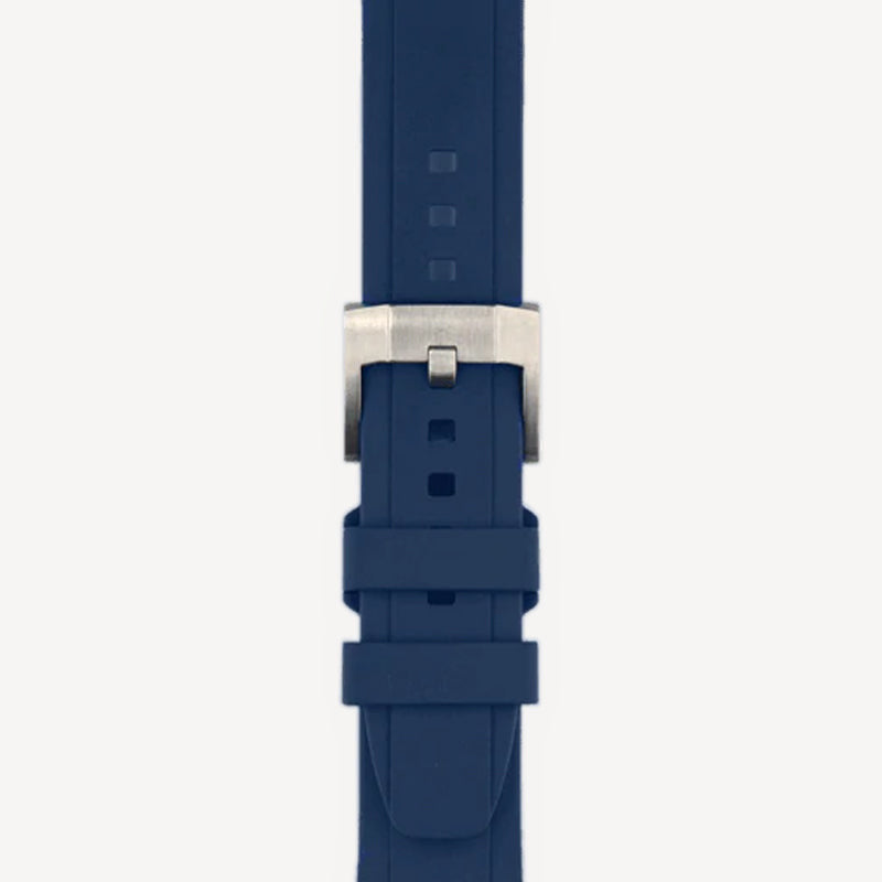 Everest Bands Heritage BlackBay Tudor Rubber Strap – Blue