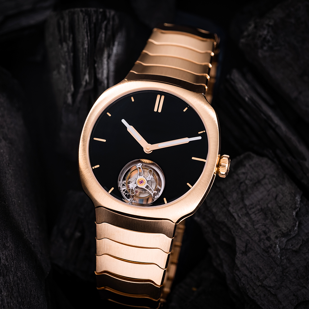 H. Moser & Cie Streamliner Tourbillon Rose Gold Vantablack