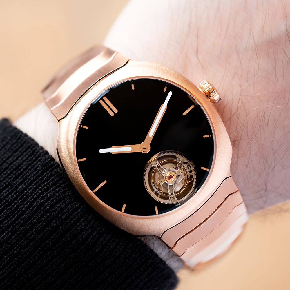 H. Moser & Cie Streamliner Tourbillon Rose Gold Vantablack