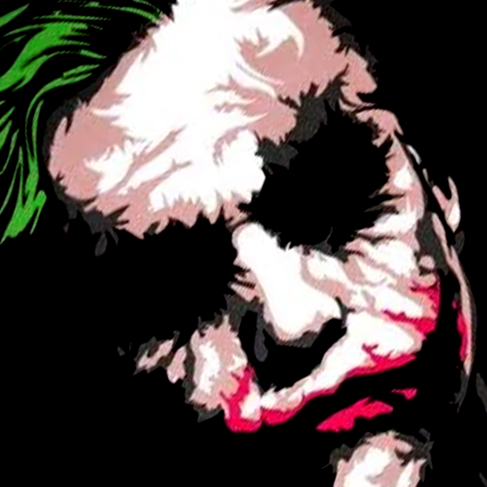 Arkham Creative Paper Silhouettes - Joker-004