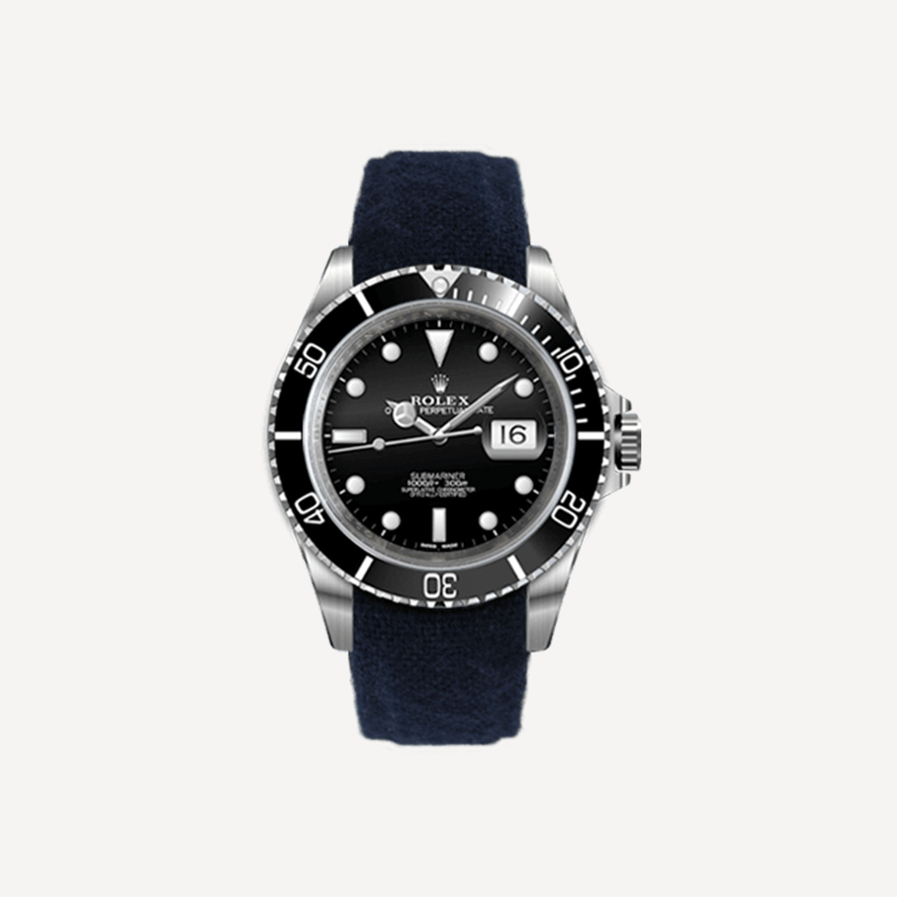 Everest Bands Nylon leather strap for Rolex