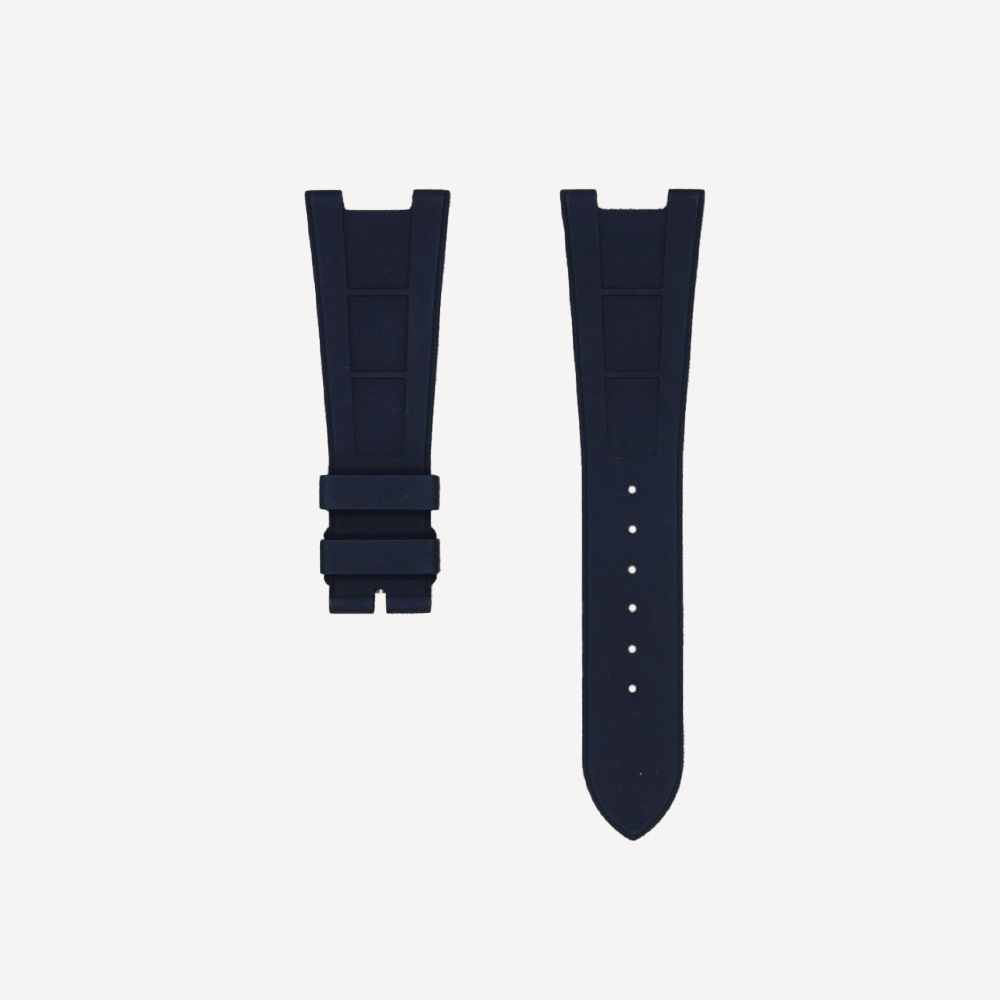 Tempomat TM FKM Vulcanised Rubber Strap for Patek Nautilus – Black