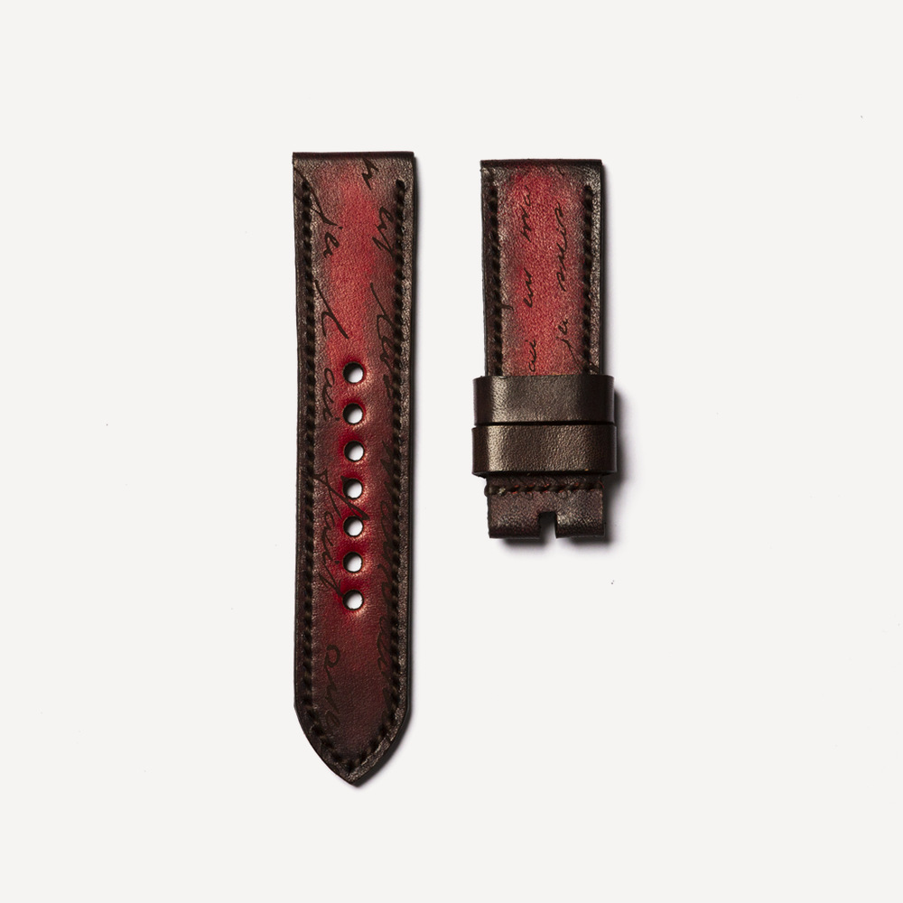 Tunx Straps Latin-Carving Red