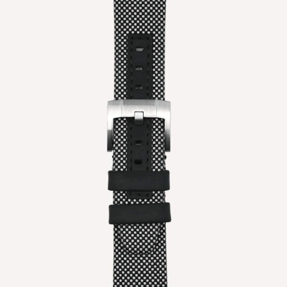 Everest Bands Nylon leather strap for Rolex – Grey