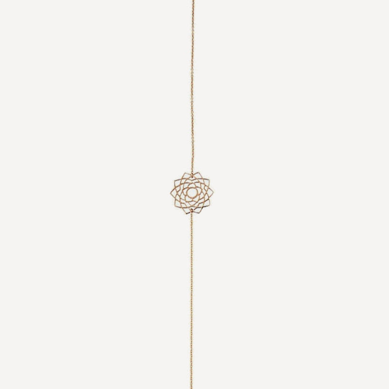 Tiny Om Chakra bracelet Sahasrara